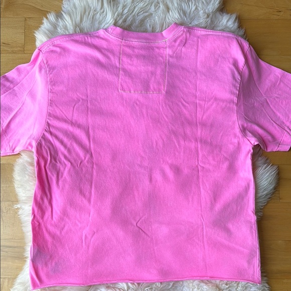 Aviator Nation Pink Lightning Bolt T-Shirt, size Medium - Picture 6 of 6